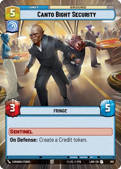 Canto Bight Security (Hyperspace) (A Lawless Time)(LAW-385/901)(U)