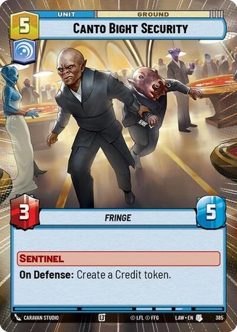 Canto Bight Security (Hyperspace) (A Lawless Time)(LAW-385/901)(U)