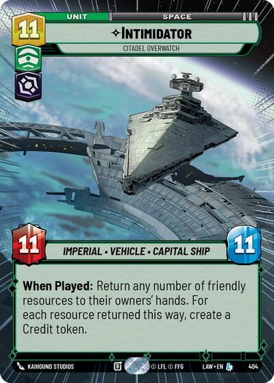 Intimidator, Citadel Overwatch (Hyperspace) (A Lawless Time)(LAW-404/901)(L)