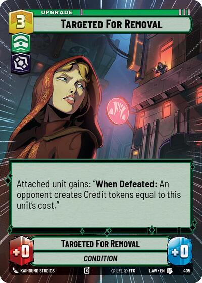 Targeted for Removal (Hyperspace) (A Lawless Time)(LAW-405/901)(U)