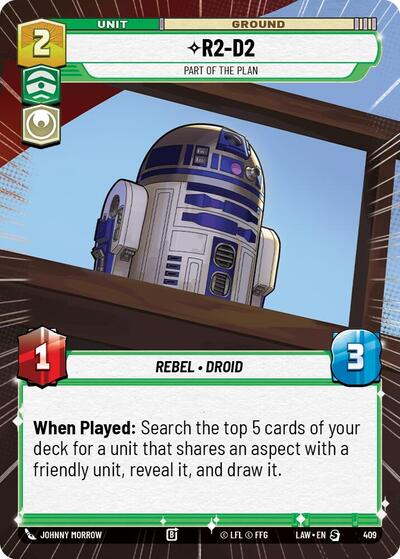 R2-D2, Part of the Plan (Hyperspace) (A Lawless Time)(LAW-409/901)(S)