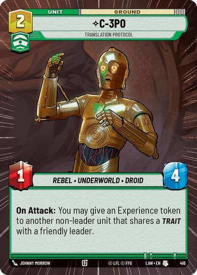 C-3PO, Translation Protocol (Hyperspace) (A Lawless Time)(LAW-416/901)(U)