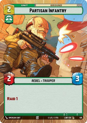 Partisan Infantry (Hyperspace) (A Lawless Time)(LAW-418/901)(C)