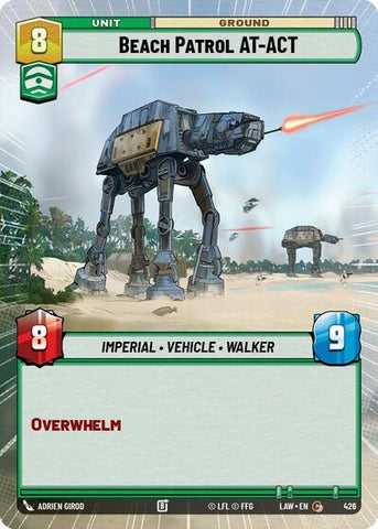 Beach Patrol AT-ACT (Hyperspace) (A Lawless Time)(LAW-426/901)(C)