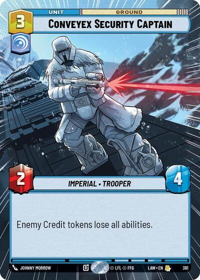 Conveyex Security Captain (Hyperspace) (A Lawless Time)(LAW-381/901)(R)