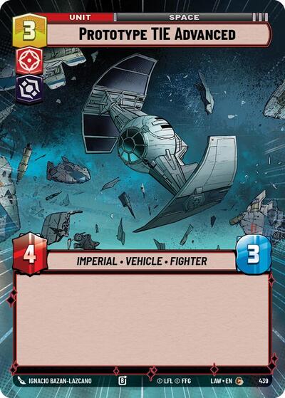 Prototype TIE Advanced (Hyperspace) (A Lawless Time)(LAW-439/901)(C)