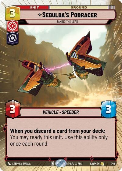 Sebulba's Podracer, Taking the Lead (Hyperspace) (A Lawless Time)(LAW-440/901)(R)
