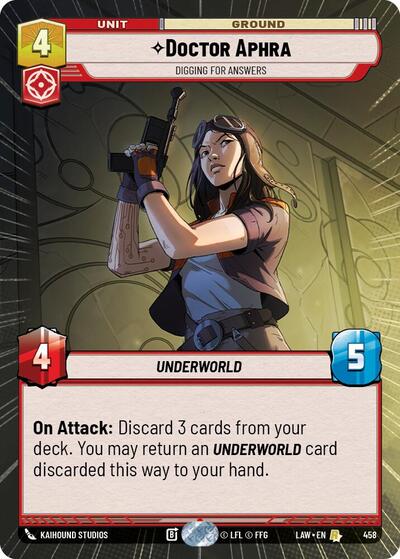 Doctor Aphra, Digging for Answers (Hyperspace) (A Lawless Time)(LAW-458/901)(R)