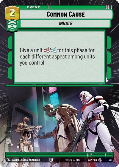Common Cause (Hyperspace) (A Lawless Time)(LAW-431/901)(C)