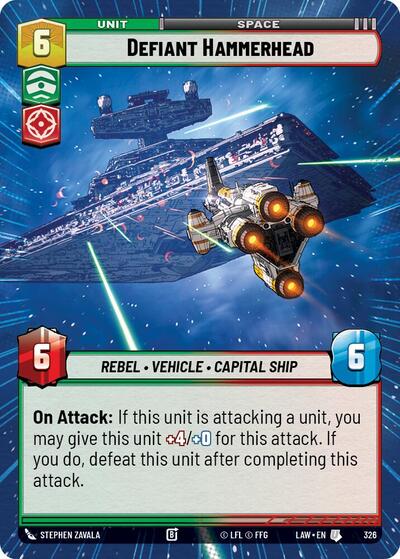 Defiant Hammerhead (Hyperspace) (A Lawless Time)(LAW-326/901)(U)