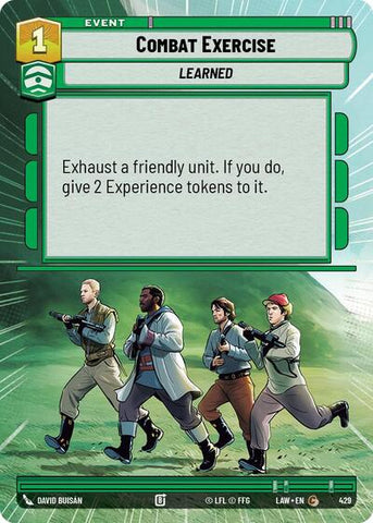 Combat Exercise (Hyperspace) (A Lawless Time)(LAW-429/901)(C)