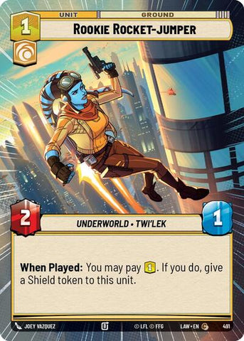 Rookie Rocket-jumper (Hyperspace) (A Lawless Time)(LAW-491/901)(C)