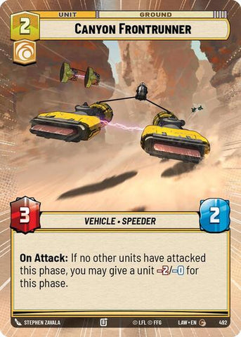 Canyon Frontrunner (Hyperspace) (A Lawless Time)(LAW-492/901)(C)