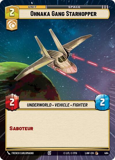 Ohnaka Gang Starhopper (Hyperspace) (A Lawless Time)(LAW-494/901)(C)