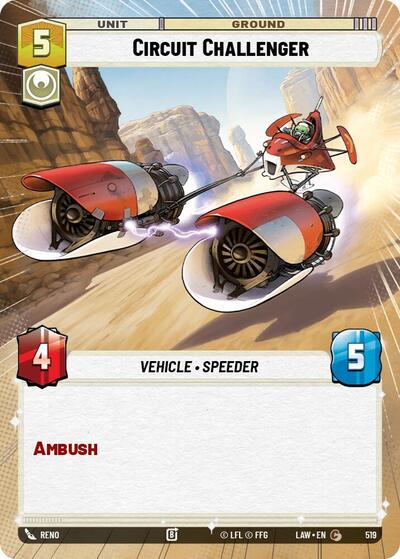 Circuit Challenger (Hyperspace) (A Lawless Time)(LAW-519/901)(C)