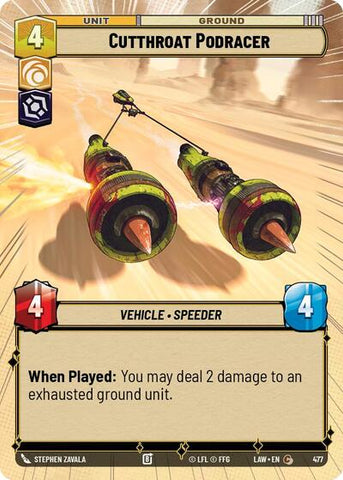 Cutthroat Podracer (Hyperspace) (A Lawless Time)(LAW-477/901)(C)