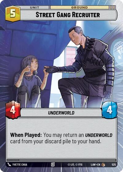 Street Gang Recruiter (Hyperspace) (A Lawless Time)(LAW-525/901)(C)