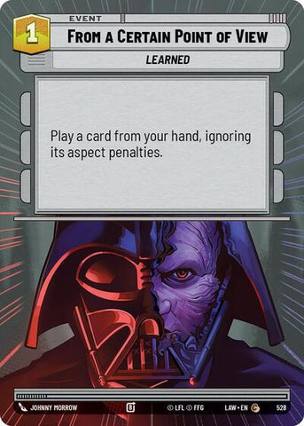 From a Certain Point of View (Hyperspace) (A Lawless Time)(LAW-528/901)(C)