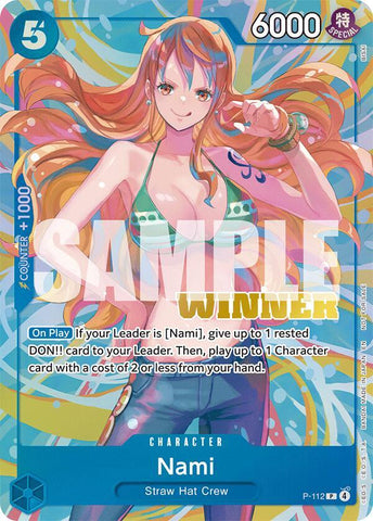 Nami [Heroines Battle Winner Pack] [Foil] (One Piece Promotion Cards)(P-112)(PR)