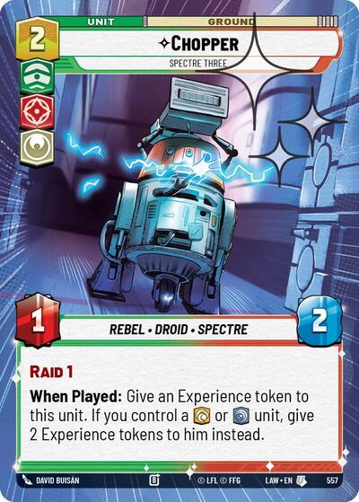 Chopper, Spectre Three (Hyperspace Foil) - Foil (A Lawless Time)(LAW-557/901)(U)