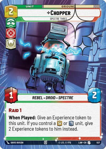 Chopper, Spectre Three (Hyperspace Foil) - Foil (A Lawless Time)(LAW-557/901)(U)