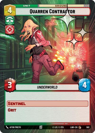 Quarren Contractor (Hyperspace Foil) - Foil (A Lawless Time)(LAW-562/901)(C)