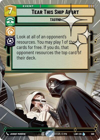 Tear This Ship Apart (Hyperspace Foil) - Foil (A Lawless Time)(LAW-568/901)(L)