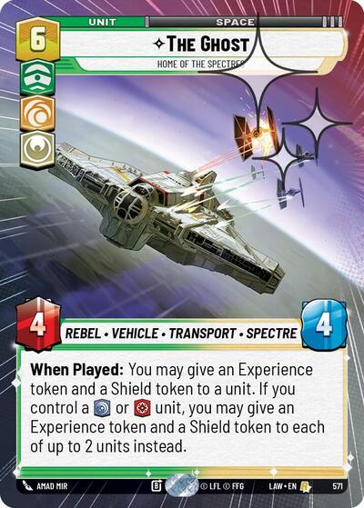 The Ghost, Home of the Spectres (Hyperspace Foil) - Foil (A Lawless Time)(LAW-571/901)(R)