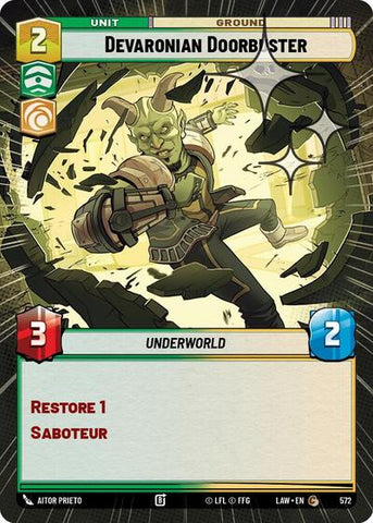 Devaronian Doorbuster (Hyperspace Foil) - Foil (A Lawless Time)(LAW-572/901)(C)