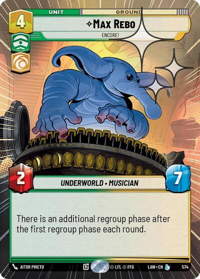 Max Rebo, Encore! (Hyperspace Foil) - Foil (A Lawless Time)(LAW-574/901)(L)