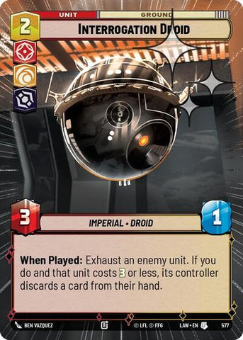 Interrogation Droid (Hyperspace Foil) - Foil (A Lawless Time)(LAW-577/901)(U)