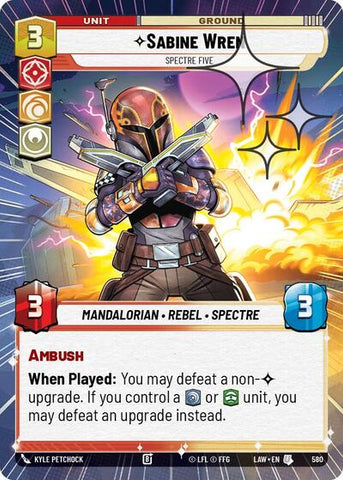 Sabine Wren, Spectre Five (Hyperspace Foil) - Foil (A Lawless Time)(LAW-580/901)(U)