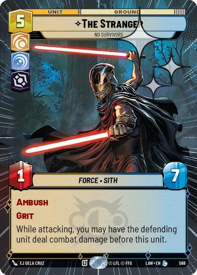 The Stranger, No Survivors (Hyperspace Foil) - Foil (A Lawless Time)(LAW-588/901)(L)