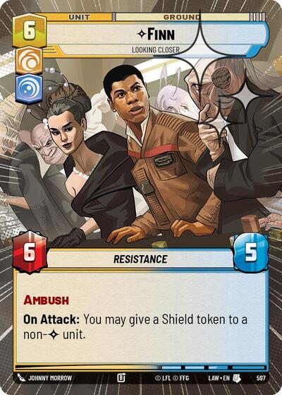 Finn, Looking Closer (Hyperspace Foil) - Foil (A Lawless Time)(LAW-597/901)(U)