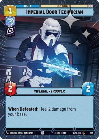 Imperial Door Technician (Hyperspace Foil) - Foil (A Lawless Time)(LAW-599/901)(C)