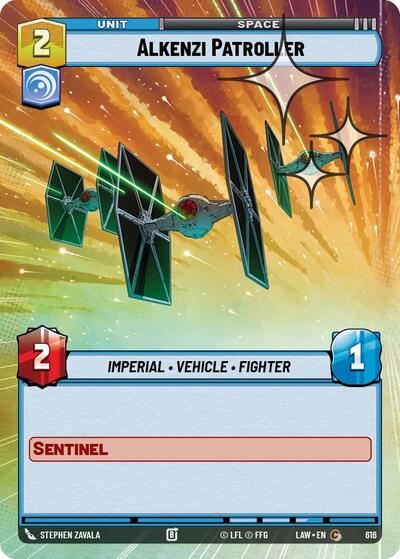 Alkenzi Patroller (Hyperspace Foil) - Foil (A Lawless Time)(LAW-616/901)(C)