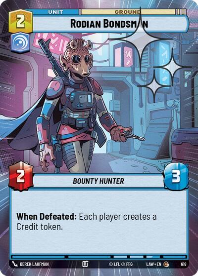 Rodian Bondsman (Hyperspace Foil) - Foil (A Lawless Time)(LAW-618/901)(C)