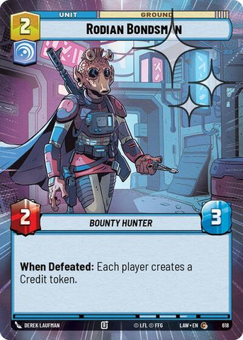 Rodian Bondsman (Hyperspace Foil) - Foil (A Lawless Time)(LAW-618/901)(C)