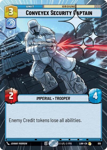 Conveyex Security Captain (Hyperspace Foil) - Foil (A Lawless Time)(LAW-619/901)(R)