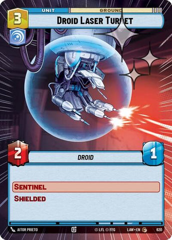 Droid Laser Turret (Hyperspace Foil) - Foil (A Lawless Time)(LAW-620/901)(C)