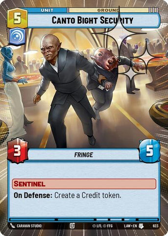 Canto Bight Security (Hyperspace Foil) - Foil (A Lawless Time)(LAW-623/901)(U)