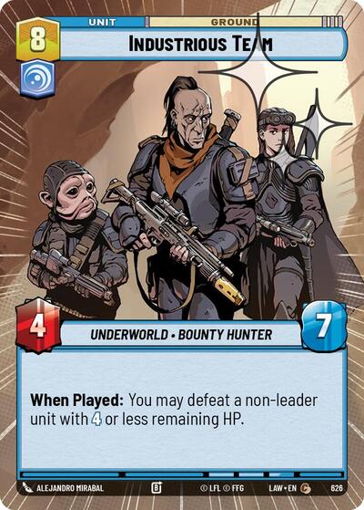 Industrious Team (Hyperspace Foil) - Foil (A Lawless Time)(LAW-626/901)(C)