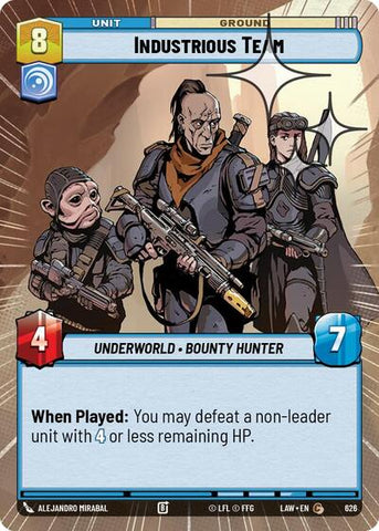 Industrious Team (Hyperspace Foil) - Foil (A Lawless Time)(LAW-626/901)(C)