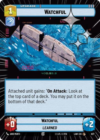 Watchful (Hyperspace Foil) - Foil (A Lawless Time)(LAW-627/901)(C)