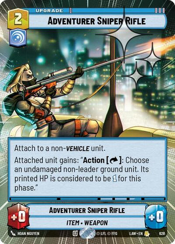 Adventurer's Sniper Rifle (Hyperspace Foil) - Foil (A Lawless Time)(LAW-628/901)(R)