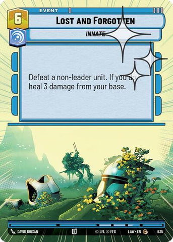 Lost and Forgotten (Hyperspace Foil) - Foil (A Lawless Time)(LAW-635/901)(C)
