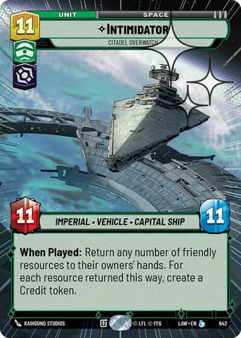 Intimidator, Citadel Overwatch (Hyperspace Foil) - Foil (A Lawless Time)(LAW-642/901)(L)