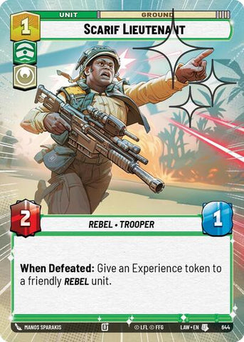Scarif Lieutenant (Hyperspace Foil) - Foil (A Lawless Time)(LAW-644/901)(U)