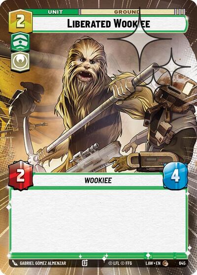 Liberated Wookie (Hyperspace Foil) - Foil (A Lawless Time)(LAW-645/901)(C)