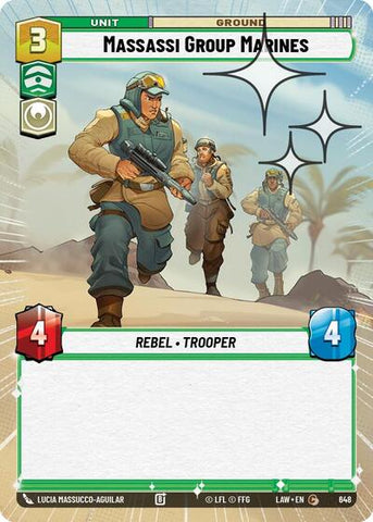 Massassi Group Marines (Hyperspace Foil) - Foil (A Lawless Time)(LAW-648/901)(C)
